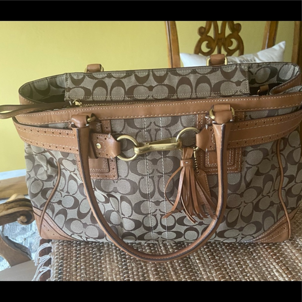 Coach Large Hampton carryall